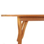 vidaXL Table de jardin 200x90x75 cm Bois d'acacia solide