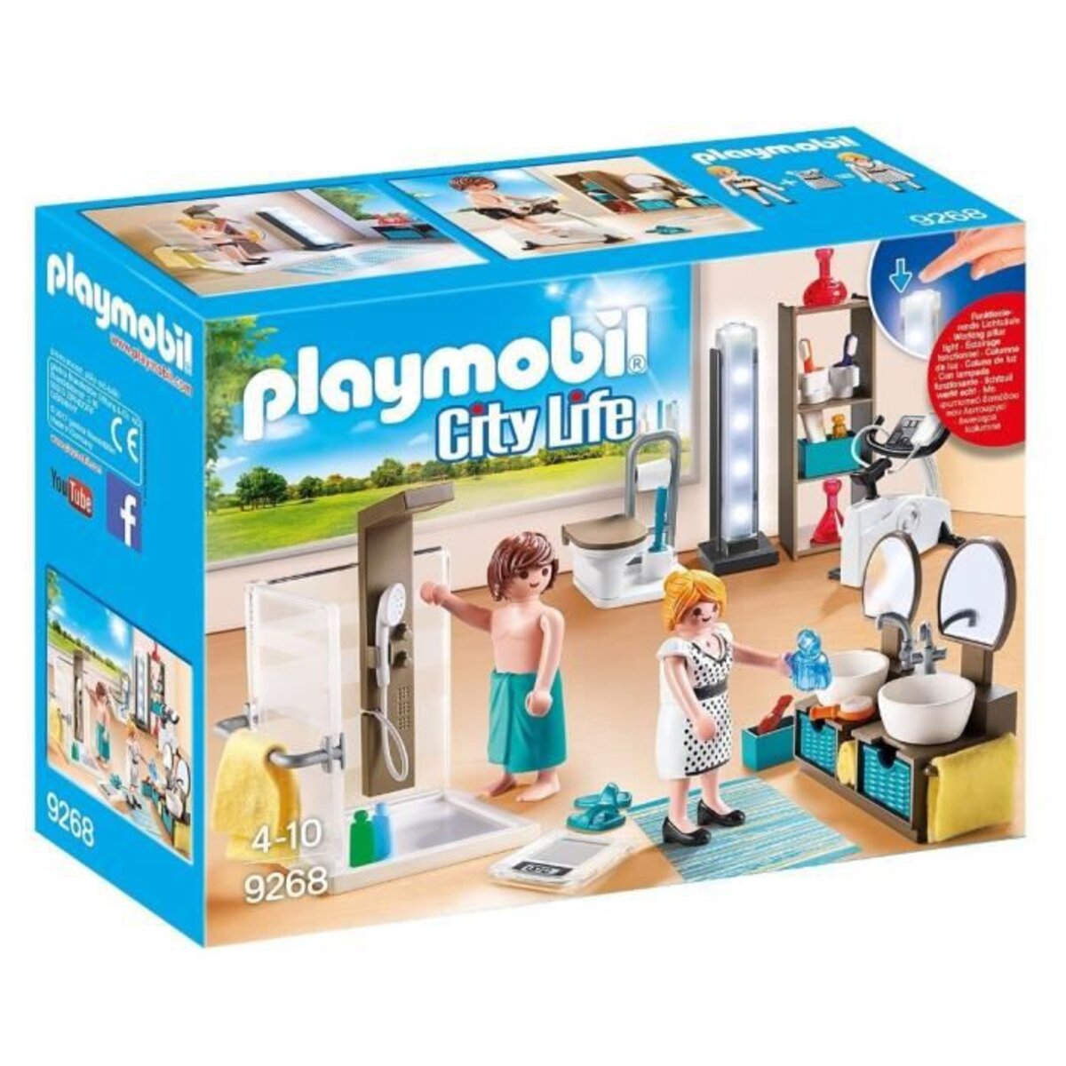 Playmobil® - Salle de bain avec douche à l'italienne - 9268