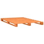 vidaXL Cadre de lit de palette Marron Bois de pin massif 180 x 200 cm