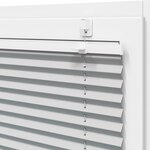 vidaXL Store plissé gris clair 80x100 cm largeur du tissu 79 4 cm