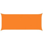 vidaXL Voile d'ombre Orange 2 5 x 6 m 100   polyester Oxford
