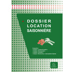 Dossier Location Saisonnière - Vert - X 5 - Exacompta