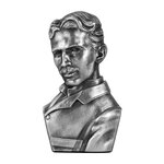NIKOLA TESLA Shaped 2 Oz argent monnaie 10000 Francs Chad 2023