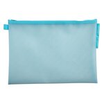 Pochette À Fermeture Éclair En Plastique Souple Chromaline Pastel - A4 - Couleurs Assorties - X 12 - Exacompta