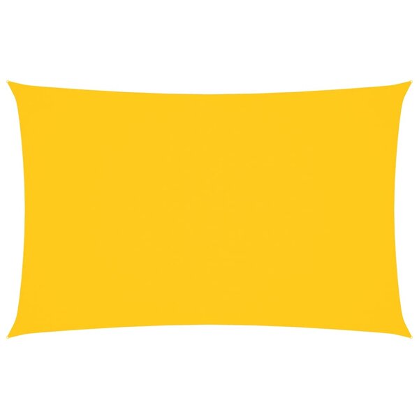 vidaXL Voile de parasol tissu oxford rectangulaire 2x5 m jaune