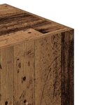 vidaXL Garde-robe vieux bois 80x52x180 cm bois d'ingénierie