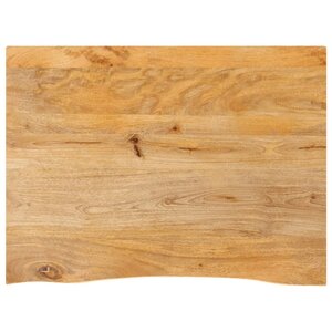 vidaXL Dessus de table à bord vivant 90x60x2 5 cm bois massif manguier