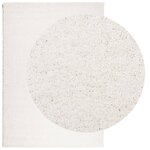 vidaXL Tapis shaggy PAMPLONA poils longs moderne crème 140x200 cm