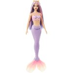 Mattel HRR06 - Poupée sirène avec cheveux et bandeau fantaisie