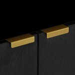 vidaXL Buffet noir 60x33x75 cm bois d'ingénierie