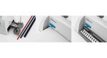 Perforelieur manuel Starlet 2 8 feuilles Blanc FELLOWES