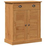 vidaXL Ensemble de mobilier de salle de bain VIGO 2 Pièces Marron