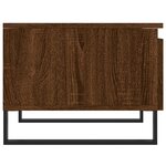vidaXL Tables basses 2 Pièces chêne marron 50x46x35 cm bois d'ingénierie