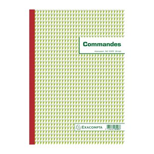 Manifold Commandes 29 7x21cm 50 Feuillets Tripli Autocopiants - Motif  - X 5 - Exacompta