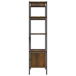 vidaXL Étagère à 5 niveaux armoire 80x40x163cm Acier bois d'ingénierie