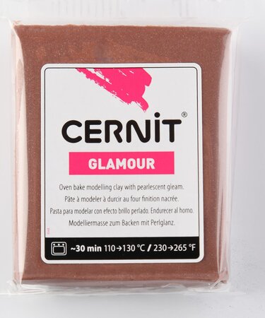Pâte Cernit Glamour 56 g Cuivre (057) - Cernit