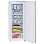 Oceanic congélateur armoire 175l  froid statique  7 tiroirs  40 db  classe f  silver