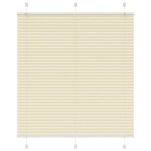 vidaXL Store plissé crème 115x150cm largeur du tissu 114 4cm polyester
