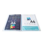 Porte vues PP semi rigide Krea Cover Chromaline 40 vues Blanc Transparent EXACOMPTA