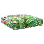 vidaXL Set de coussins de palette Floral 2 Pièces Jungle tropicale