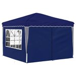 vidaXL Tente de fête pop-up 288 x 288 x 245 cm Bleu Tissu Oxford