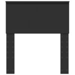 vidaXL Tête de lit avec tête de lit Chêne noir 75 cm Bois d'ingénierie