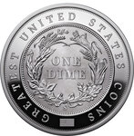 Monnaie 1894 BARBER DIME Greatest US Coins 2 Oz Argent 5$ Niue 2026 (PRÉCOMMANDE)
