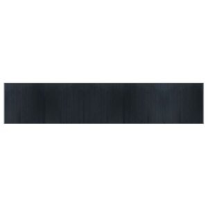 vidaXL Tapis rectangulaire gris 100x500 cm bambou