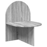 vidaXL Table de chevet 2 Pièces Sonoma gris 48 x 49 x 65 cm