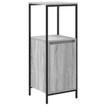 Ensemble de meubles de salle de bain 3 pièces vidaXL Gris Sonoma en bois d'ingénierie