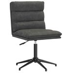 vidaXL Chaises à manger lot de 6 noir similicuir