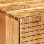 vidaXL Ensemble de mobilier de salle de bain avec étagère 2 Pièces Marron