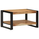 vidaXL Table basse 70x50x38 cm bois massif acacia