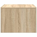 vidaXL Table basse Chêne sonoma 50x50x35 cm Bois d'ingénierie