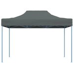 vidaXL Tente de réception pliable 3x4 m Acier Anthracite