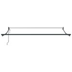 Auvent rétractable automatique vidaXL Noir 350x250 cm