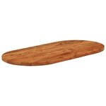 vidaXL Dessus de table 120x60x2 5 cm ovale bois massif d'acacia