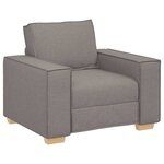 vidaXL Canapé-chaise Taupe 60 cm Tissu