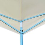 vidaXL Tente de réception pliable escamotable 3x9 m crème
