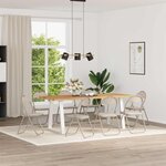 vidaXL Chaise pliante 8 pc Simili cuir Sable 48 x 43 5 x 81 cm