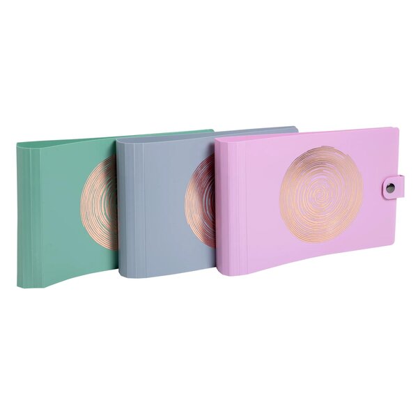 Classeur Pour Fiches Bristol 2 Anneaux 30mm Pp Recyclé Ellipse - Couleurs Assorties - Exacompta