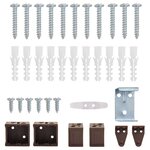 vidaXL Store Vénitien Marron foncé avec motif 213 x 110 cm PVC