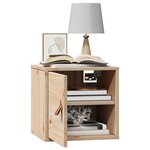 vidaXL Armoires murales 2 Pièces 31 5x30x30 cm Bois de pin massif