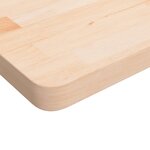 vidaXL Dessus de table carré 70x70x4 cm Bois chêne massif non traité
