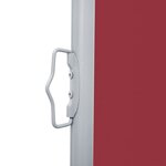 vidaXL Auvent latéral rétractable Rouge 100 x 600 cm