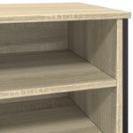 vidaXL Armoire à chaussures chêne sonoma 80x38x78 cm bois d'ingénierie