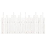 vidaXL Tête de lit murale Blanc 166x3x80 cm Bois massif de pin