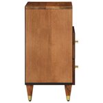 vidaXL Table de chevet 50x33x62 cm bois de manguier massif