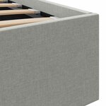 vidaXL Cadre de lit à rangement hydraulique sans matelas 100x200 cm