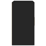 vidaXL Armoire murale Noir 60x30x60 cm Bois d'ingénierie